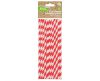 Red Stripes Flexibel Papiersauger (12 Stücke)