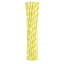 Farbe Yellow Stripes Gelbe Flexible Papierstrohhalme 12 Stk