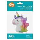 Einhorn Head Folienballon 60 cm