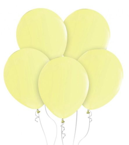 Vanille Vanilla Macaron Ballon, Luftballon 10 Stück 12 inch (30 cm)