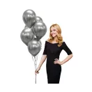 Farbe Platin Grau, Grauer Ballon, 7 Stück 12 Zoll (30 cm)