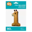 Nummer Giraffe Giraffe Nummer 1 Folienballon 80 cm