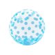Baby Blue Dots Aqua Kugelfolienballon 46 cm