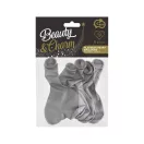 Liebe Platinum Silver Herz-Ballon, 6 Stk 12 Zoll (30 cm)