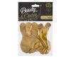 Liebe Platinum Gold Herz Luftballon, 6 Stk. 12 Zoll (30 cm)