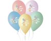 Happy Birthday Fox Ballon, Luftballon 5 Stück 13 inch (33cm)