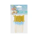 Geburtstag Blauer 1. Geburtstag Dekor Stick 10 Stück