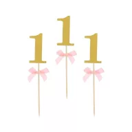 Geburtstag Rosa 1. Geburtstag Dekorationsstab 10 Stk