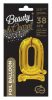 Gold B&C Gold mini Nummer 0 Folienballon mit Sockel 38 cm