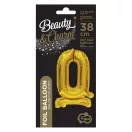 Nummer B&C Gold Goldene Mini Nummer 0 Folienballon mit Basis 38 cm