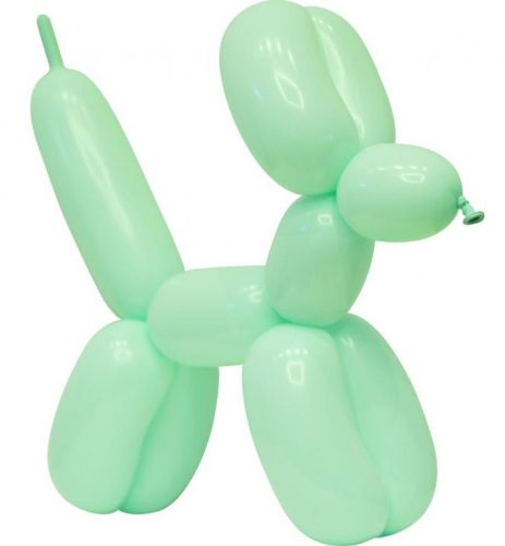 Grün Green Macaron Modellierbarer Ballon, Luftballon 50 Stk.