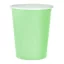 Farbe Solid Mint Grüner Papierbecher, 14er Pack, 270 ml