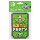 Gamer Game On Spiel Party Einladungen 6 Stk