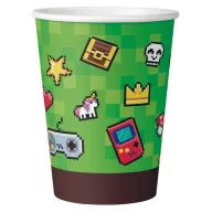 Gamer Game On Papiertassen Set, 6 Stück, 200 ml