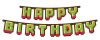 Spielzeug Game On Happy Birthday Schrift 160 cm