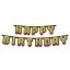 Gamer Game On Happy Birthday Schriftzug Spielzeug 160 cm