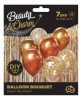 Farbe gold-Copper Ballon, Luftballon Set 7 Stück 12 Zoll (30cm)