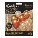 Farbe Colour Gold-Kupfer Ballon Set, 7 Stk. 12 inch (30cm)