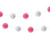 Baby Girl Papier pom pom Girlande 250 cm