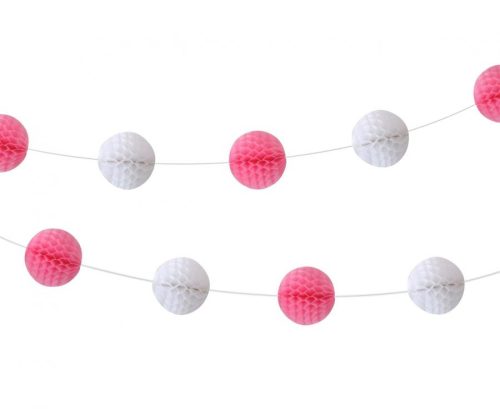 Baby Baby Girl Mädchen Papier Pom Pom Girlande 250 cm