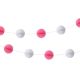 Baby Baby Girl Mädchen Papier Pom Pom Girlande 250 cm
