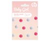 Baby Girl Papier pom pom Girlande 250 cm