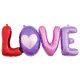 Liebe Love Folienballon 74x29 cm