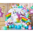 Einhorn Rainbow 5-teilige Folienballon-Set