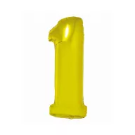 Nummer Gold Goldene Nummer 1 Folienballon 76 cm
