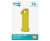 Nummer Gold Goldene Nummer 1 Folienballon 76 cm