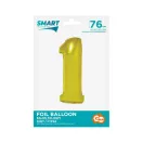 Nummer Gold Goldene Nummer 1 Folienballon 76 cm