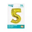 Nummer Gold Goldene Zahl 5 Folienballon 76 cm