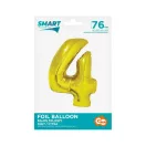 Nummer Gold Goldene Nummer 4 Folienballon 76 cm