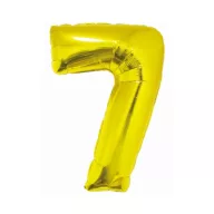 Nummer Gold Goldene Zahl 7 Folienballon 76 cm