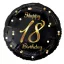 Geburtstag B&C Gold Happy Birthday 18 Folienballon 36 cm