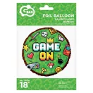 Gamer Game On Spielzeug Folienballon 45 cm