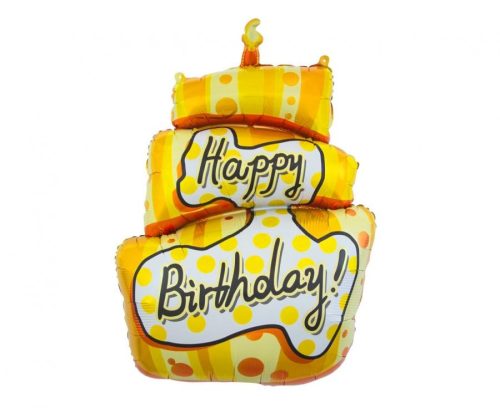 Happy Birthday Cake Folienballon 79 cm