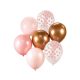 Farbe Pink-Copper Ballonset 7 Stk. 30cm (12 Zoll)