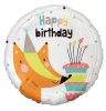 Geburtstag Fox Fuchs Happy Birthday Folienballon 36 cm