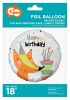 Geburtstag Fox Fuchs Happy Birthday Folienballon 36 cm