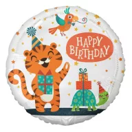 Geburtstag Tiger Tiger Happy Birthday Folienballon 36 cm