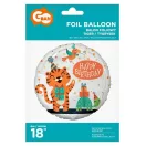 Geburtstag Tiger Tiger Happy Birthday Folienballon 36 cm