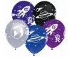 Universe, Platz Ballon, Luftballon 5 Stück 12 Zoll (30 cm)