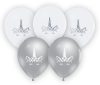 Einhorn Silver Ballon, 5 Stück 12 Zoll (30cm)