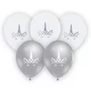 Einhorn Silver Ballon, 5 Stück 12 Zoll (30cm)