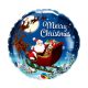 Merry Christmas Santa Folienballon 46 cm