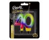 Farbe Galaxy Kuchkerze Nummer 40