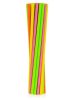 Farbe Neon Papierstrohhalm 24 Stk