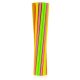Farbe Neon Papierstrohhalm 24 Stk