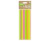 Farbe Neon Papierstrohhalm 24 Stk